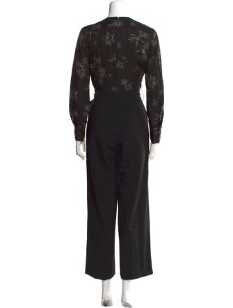 Tailored by Rebecca Taylor V-Neck Jumpsuit