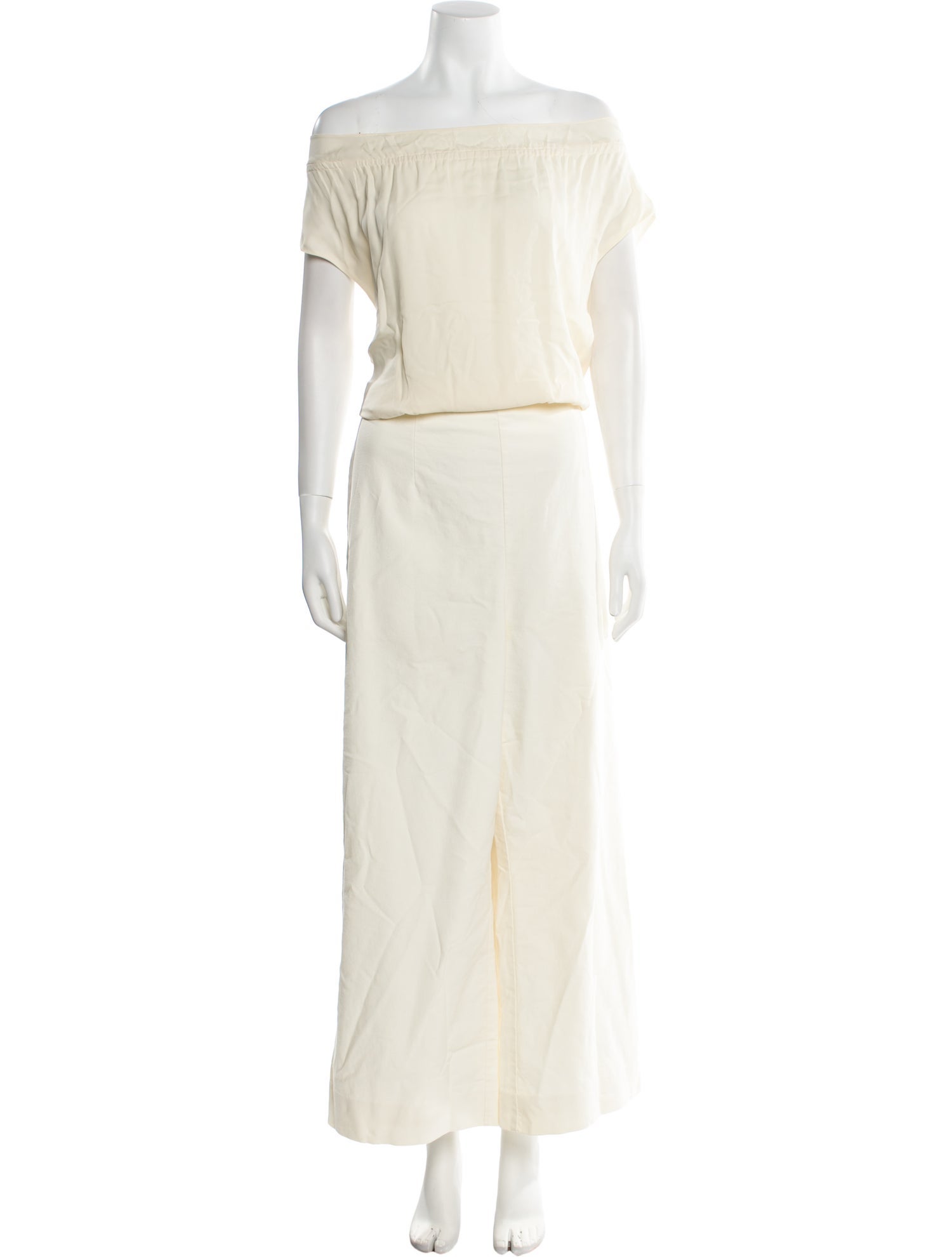 Tailored by Rebecca Taylor Off-The-Shoulder Jumpsuit