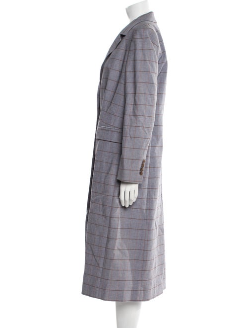 Tailored by Rebecca Taylor Plaid Print Faux Fur Coat