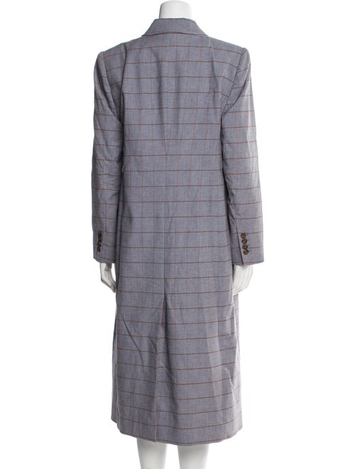 Tailored by Rebecca Taylor Plaid Print Faux Fur Coat