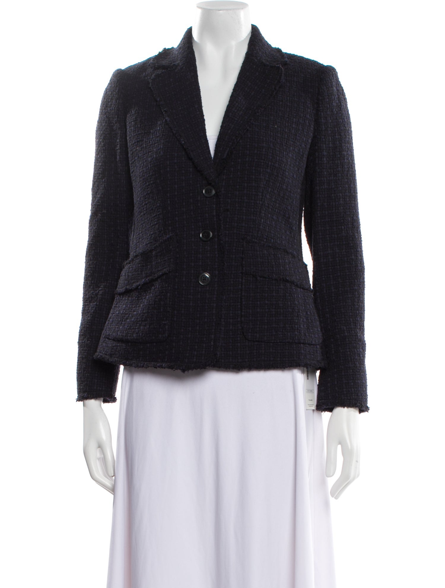 Tailored by Rebecca Taylor Tweed Tweed Pattern Blazer
