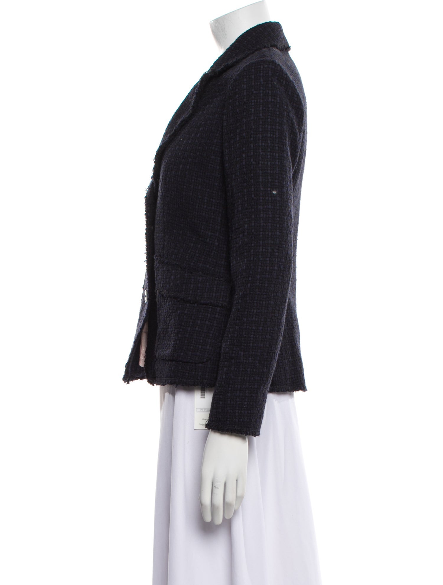 Tailored by Rebecca Taylor Tweed Tweed Pattern Blazer