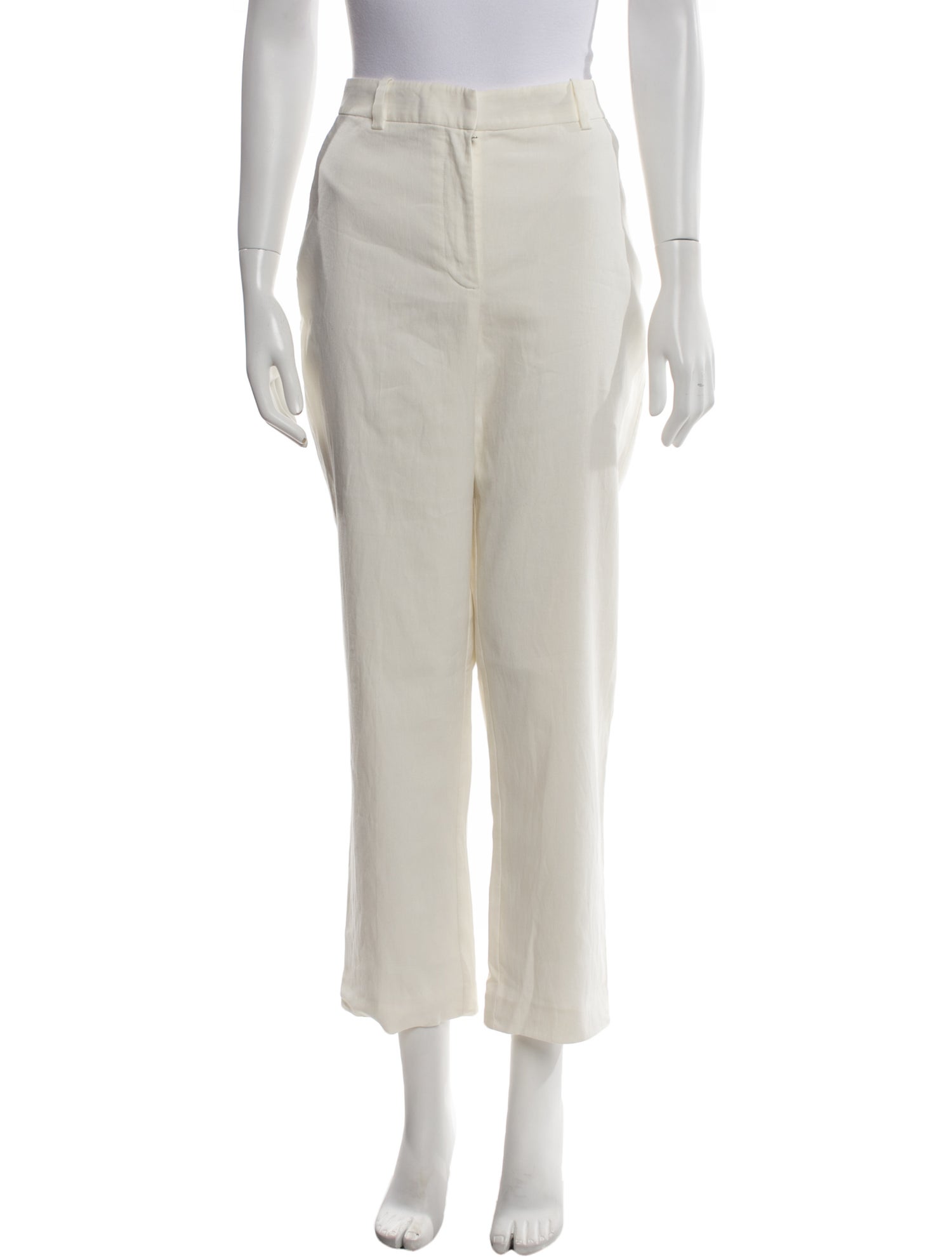 Tailored by Rebecca Taylor Linen Straight Leg Pants