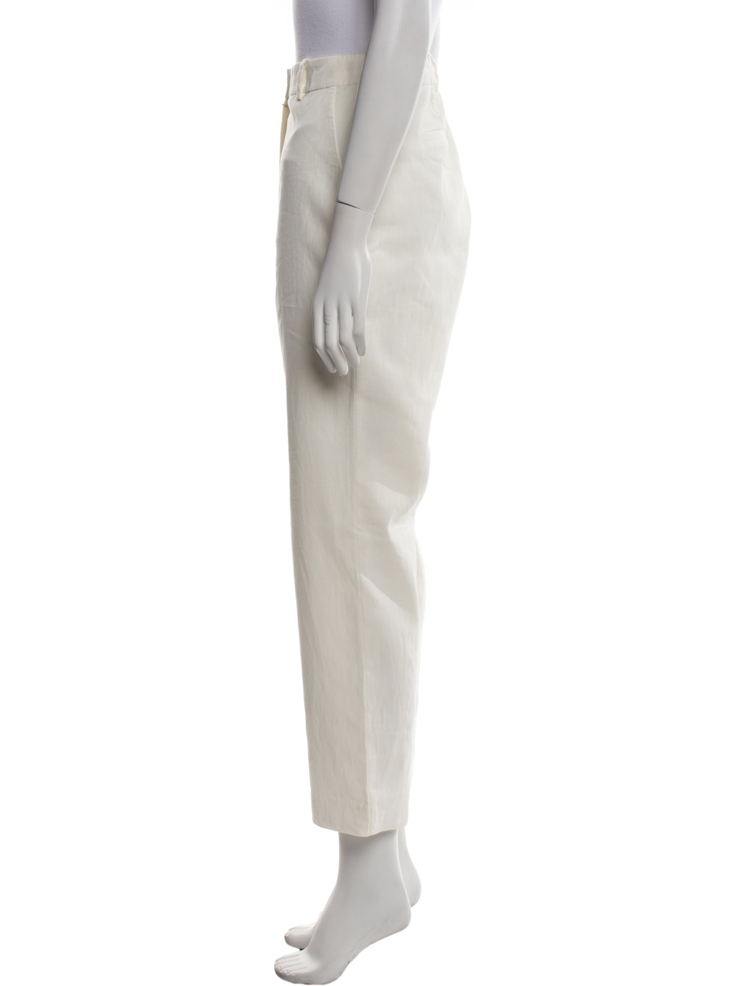 Tailored by Rebecca Taylor Linen Straight Leg Pants