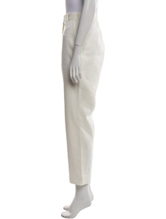 Tailored by Rebecca Taylor Linen Straight Leg Pants