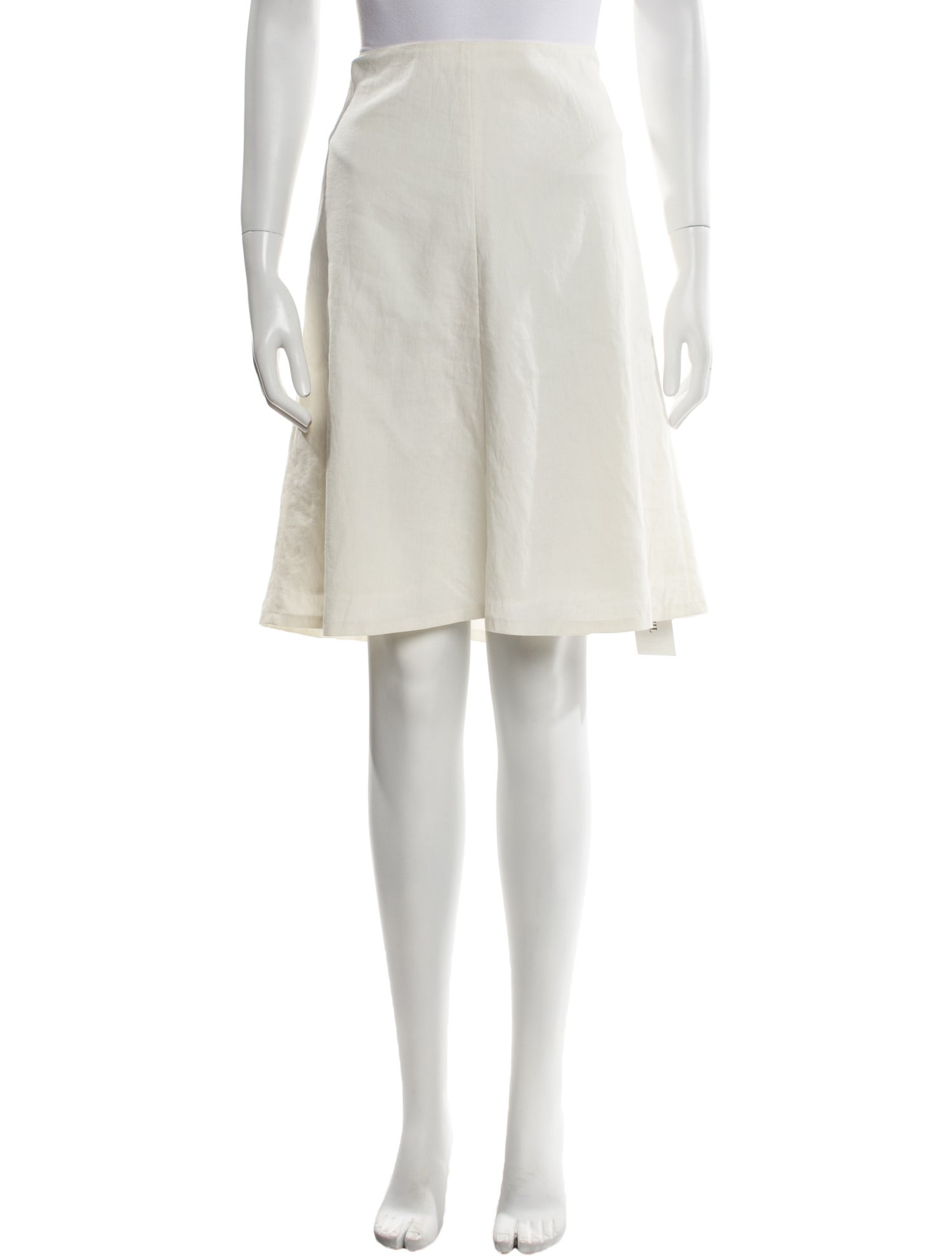 Tailored by Rebecca Taylor Linen Knee-Length Skirt