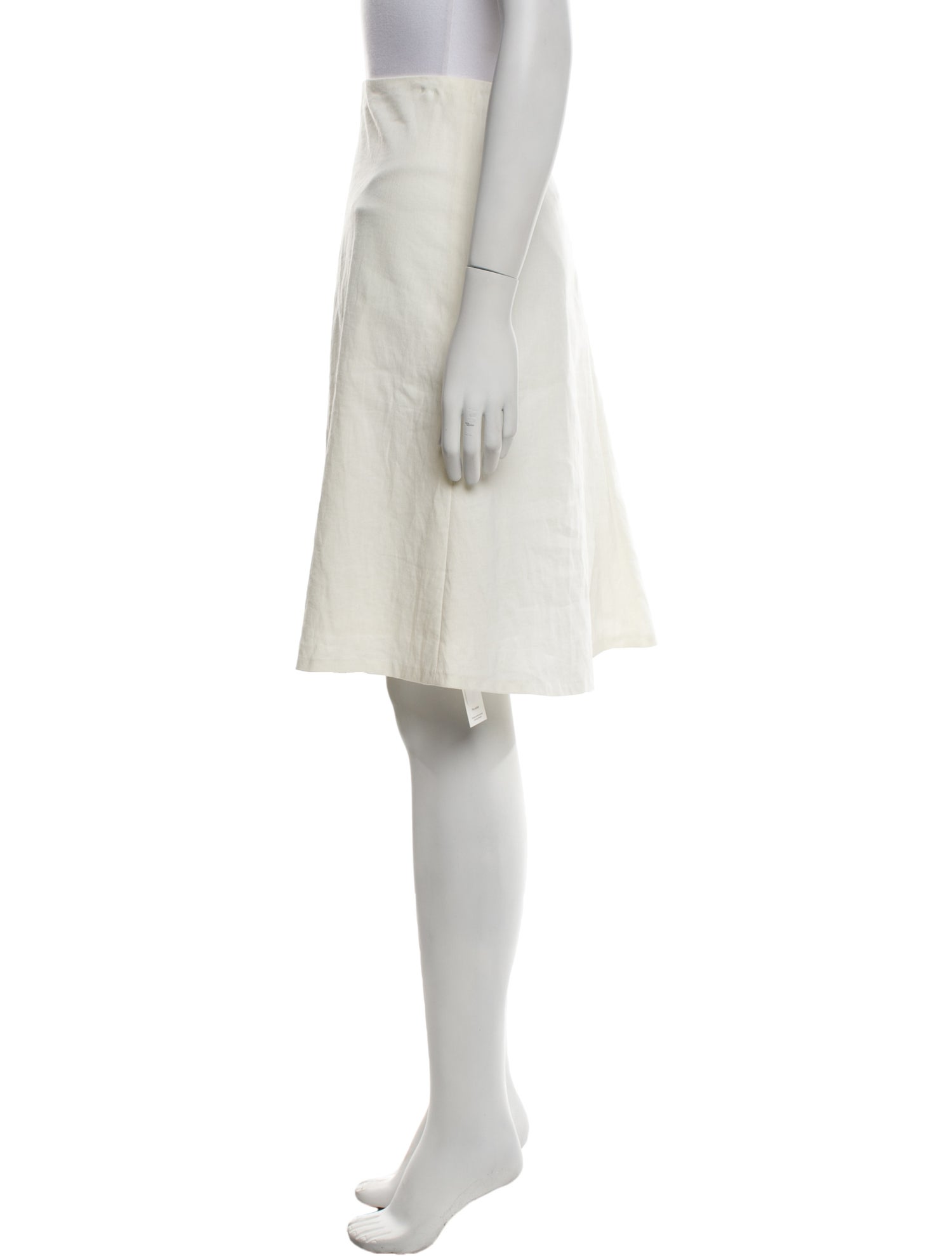 Tailored by Rebecca Taylor Linen Knee-Length Skirt