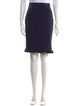 Tailored by Rebecca Taylor Ruffle Embellishment Knee-Length Skirt