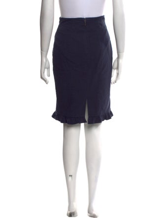 Tailored by Rebecca Taylor Ruffle Embellishment Knee-Length Skirt