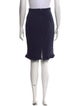 Tailored by Rebecca Taylor Ruffle Embellishment Knee-Length Skirt