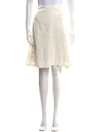 Tailored by Rebecca Taylor Linen Knee-Length Skirt