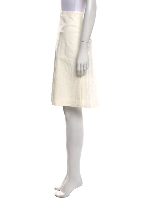Tailored by Rebecca Taylor Linen Knee-Length Skirt