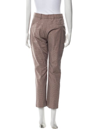 Tailored by Rebecca Taylor Plaid Print Straight Leg Pants