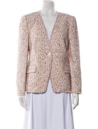 Tailored by Rebecca Taylor Tweed Pattern Blazer