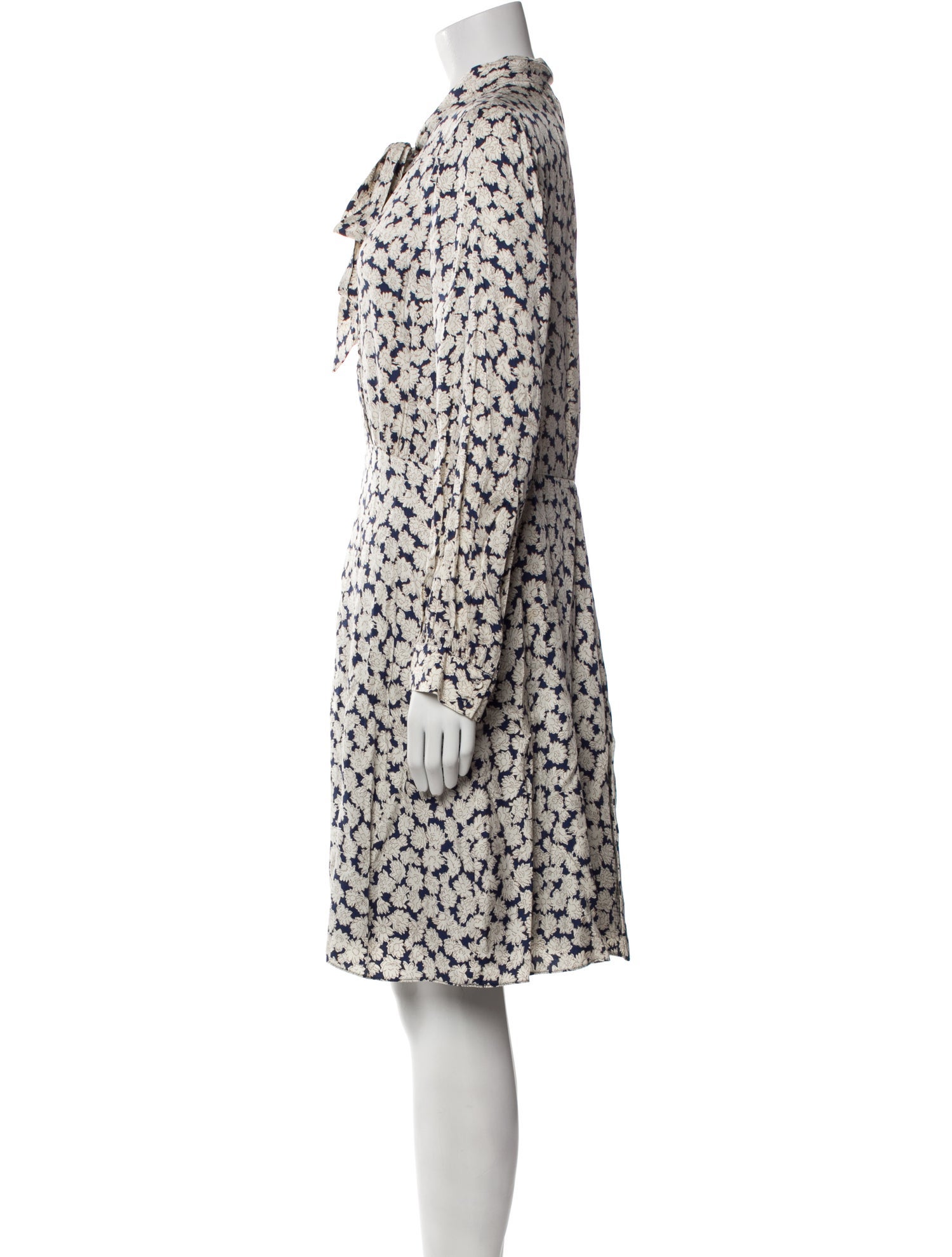 Tailored by Rebecca Taylor Floral Print Knee-Length Dress