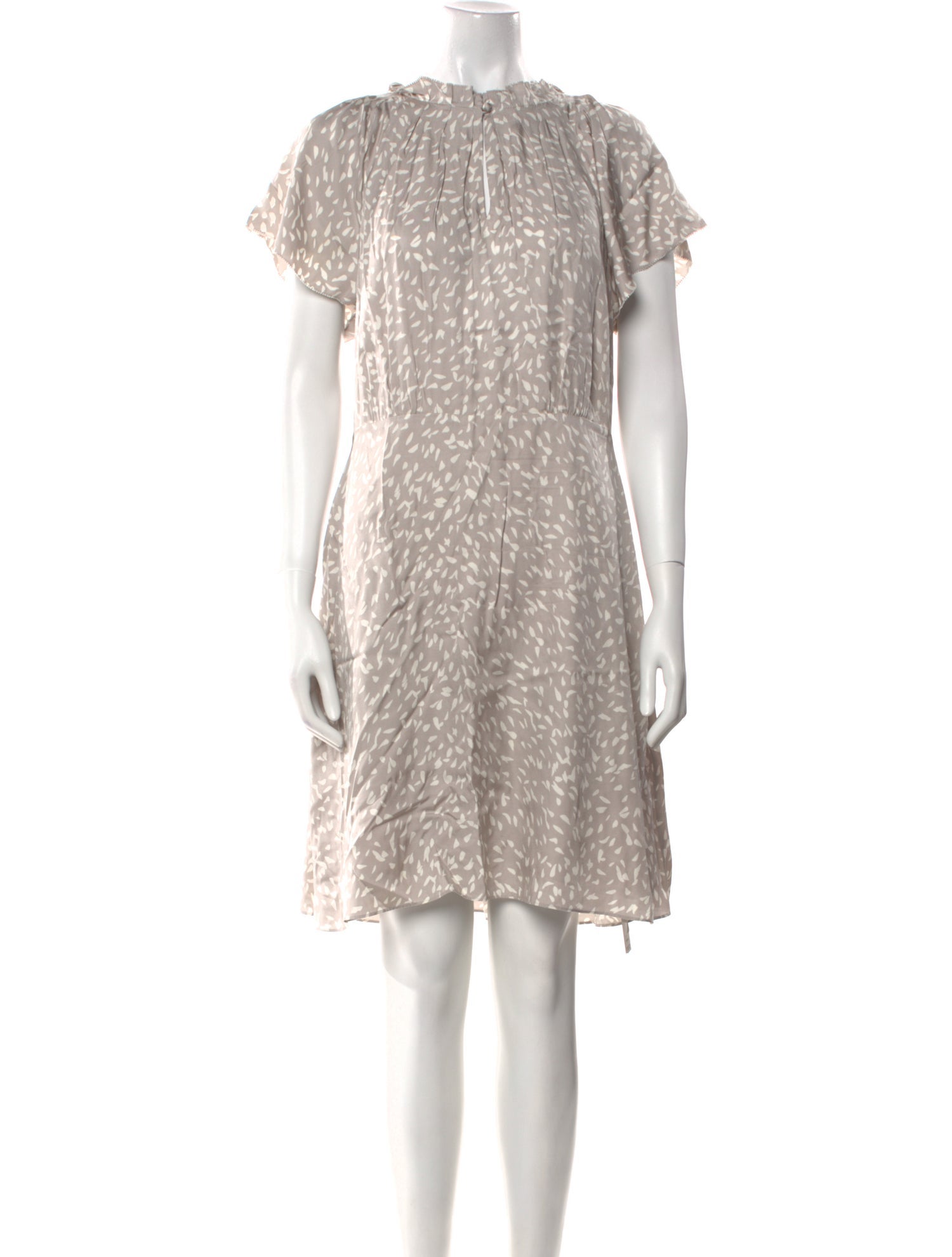 Tailored by Rebecca Taylor Printed Knee-Length Dress