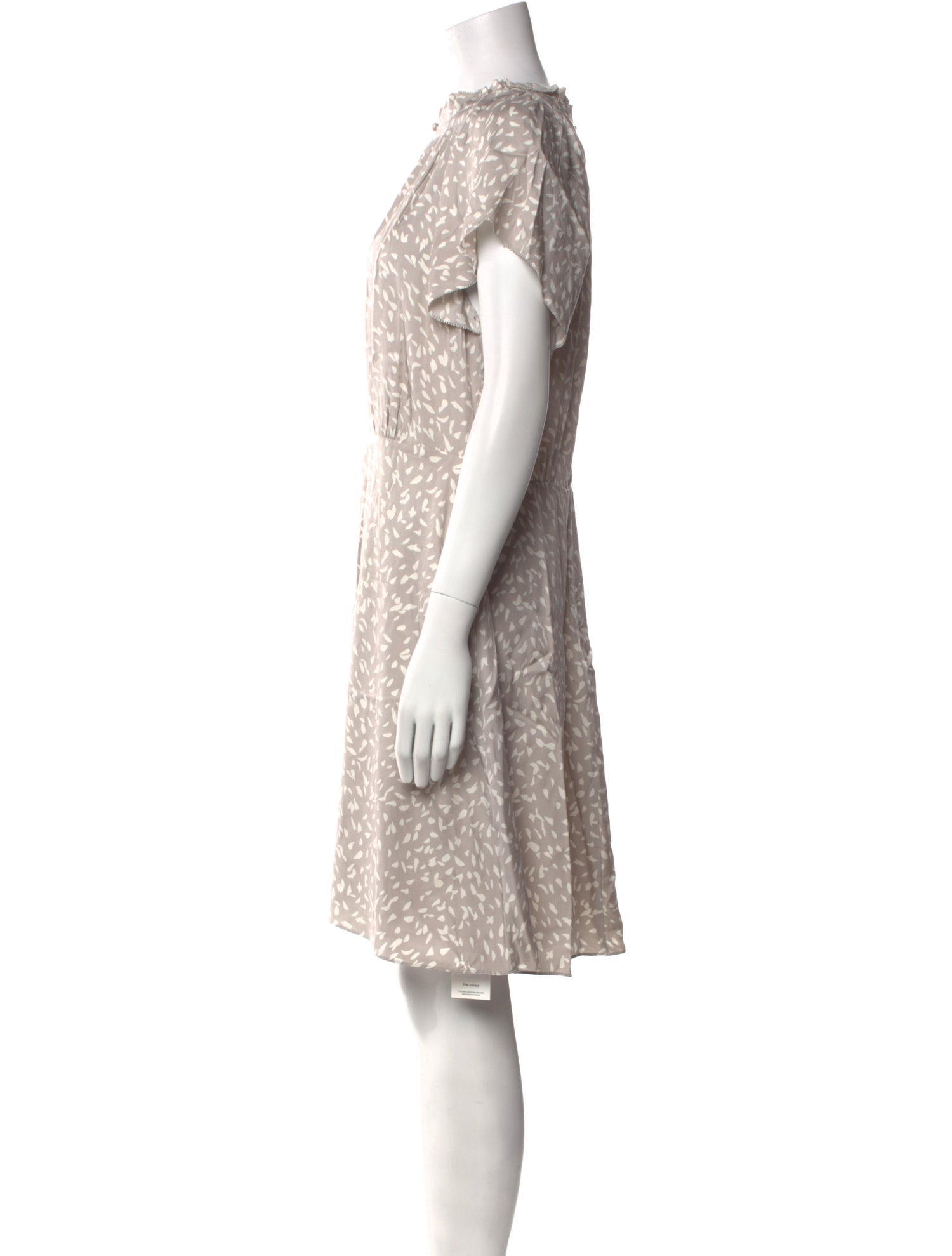 Tailored by Rebecca Taylor Printed Knee-Length Dress