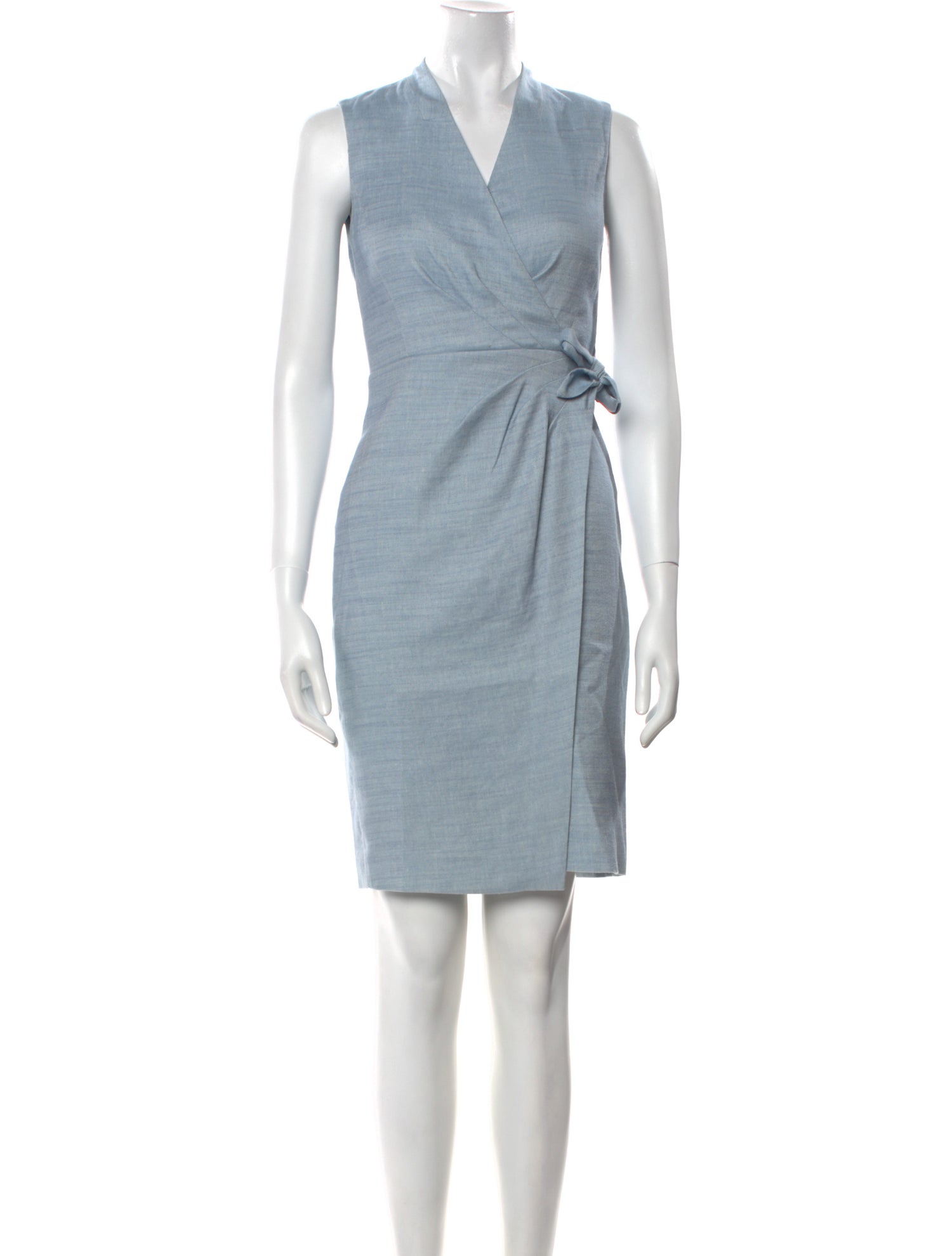 Tailored by Rebecca Taylor V-Neck Knee-Length Dress