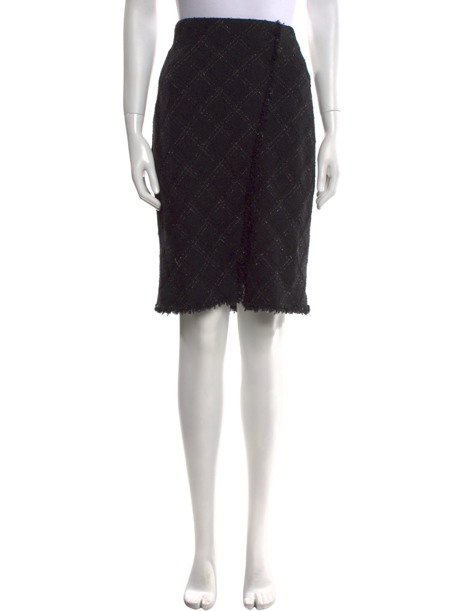 Tailored by Rebecca Taylor Tweed Knee-Length Skirt