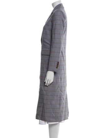 Tailored by Rebecca Taylor Plaid Print Coat