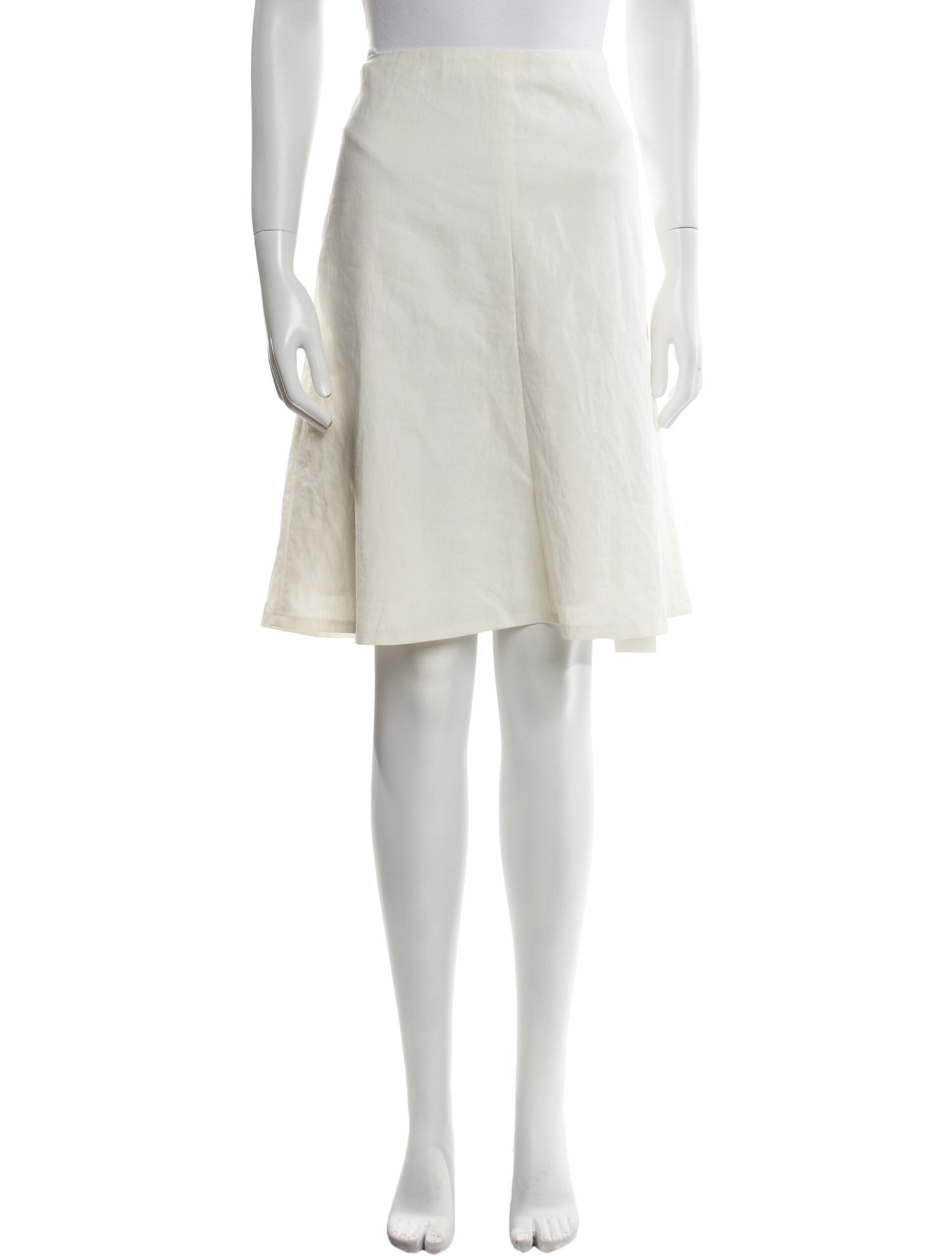 Tailored by Rebecca Taylor Linen Knee-Length Skirt