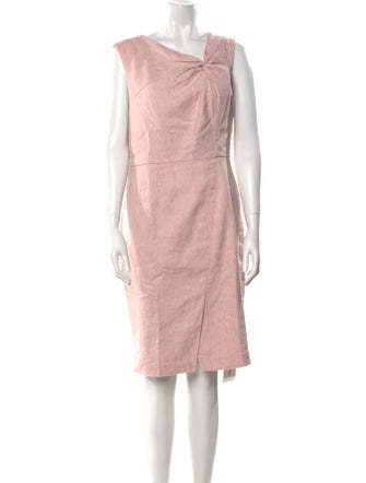 Tailored by Rebecca Taylor Asymmetrical Knee-Length Dress