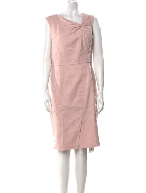 Tailored by Rebecca Taylor Asymmetrical Knee-Length Dress