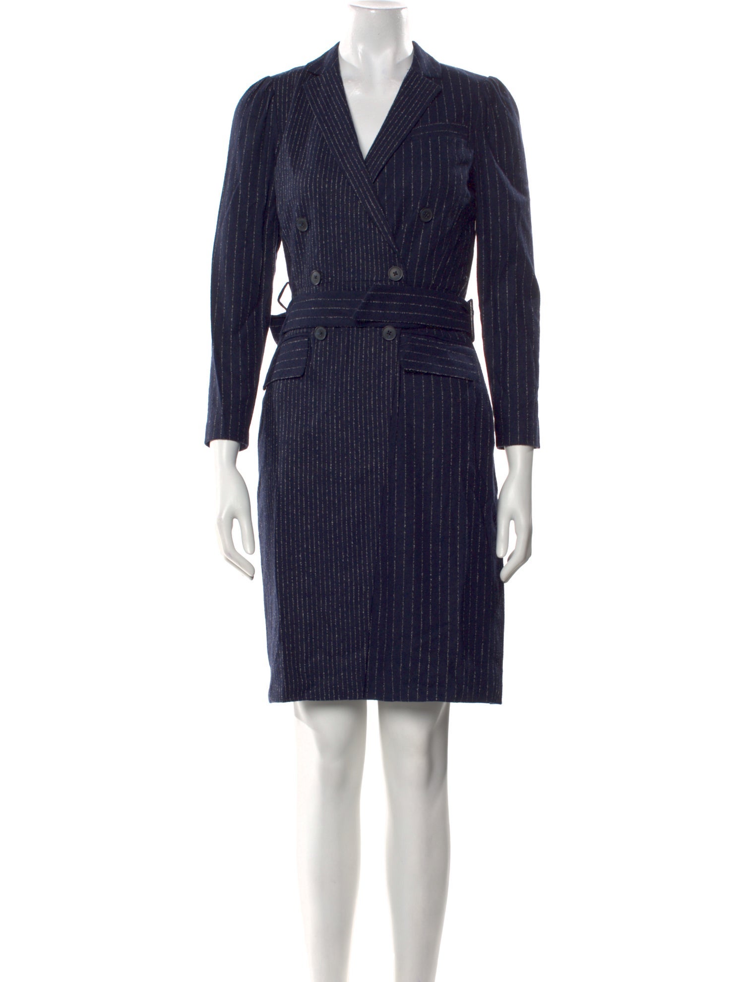 Tailored by Rebecca Taylor Striped Knee-Length Dress w/ Tags