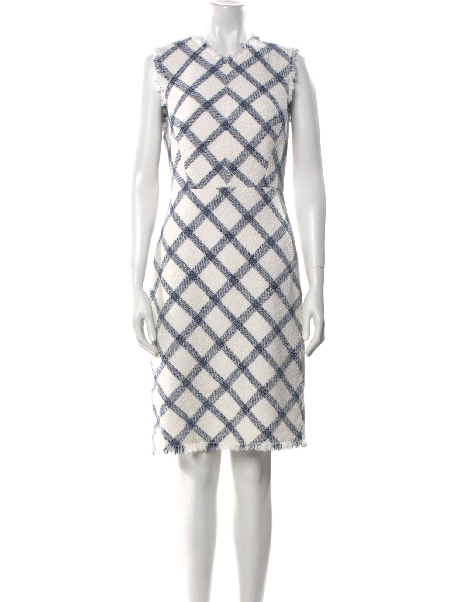 Tailored by Rebecca Taylor Plaid Print Knee-Length Dress w/ Tags