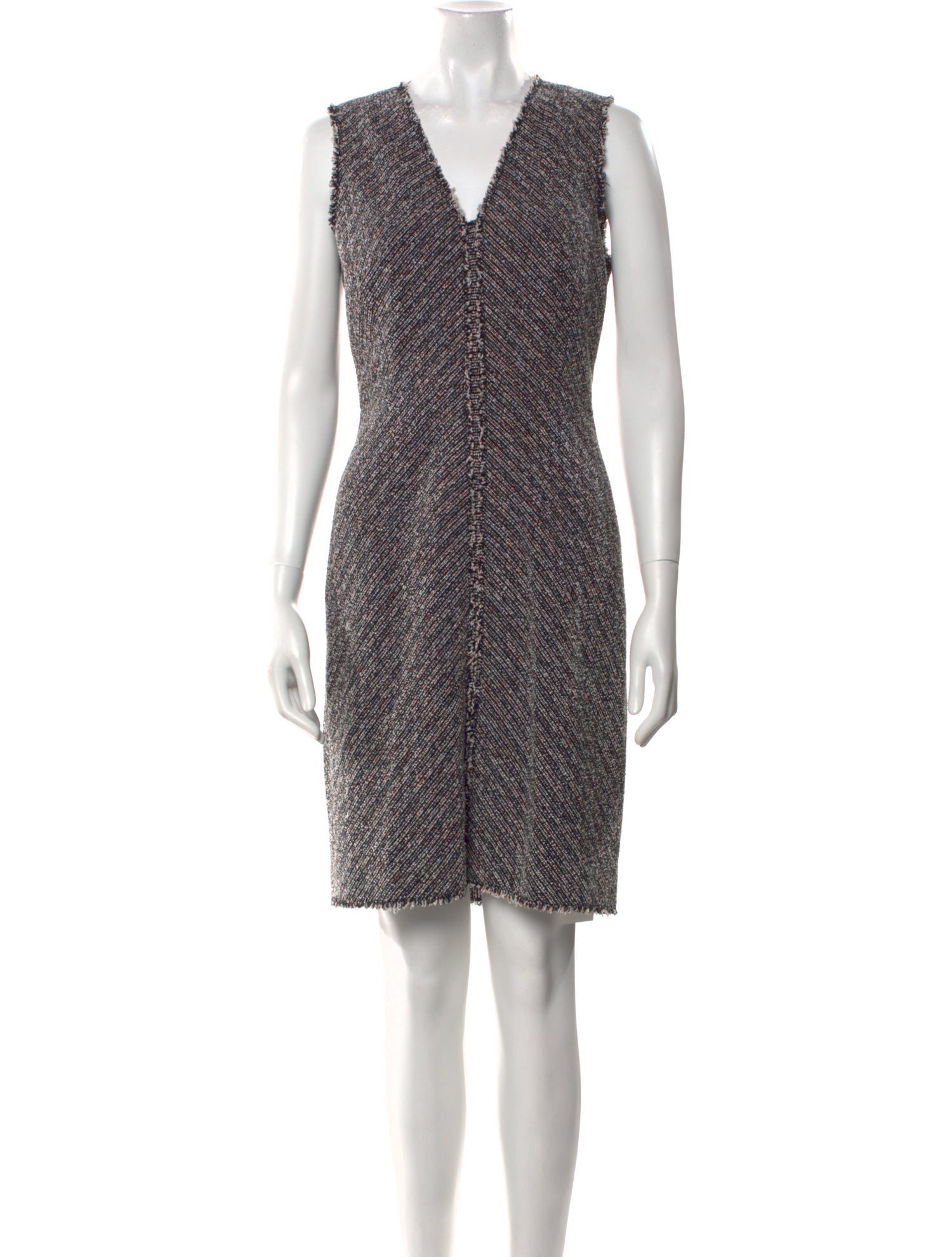 Tailored by Rebecca Taylor V-Neck Knee-Length Dress