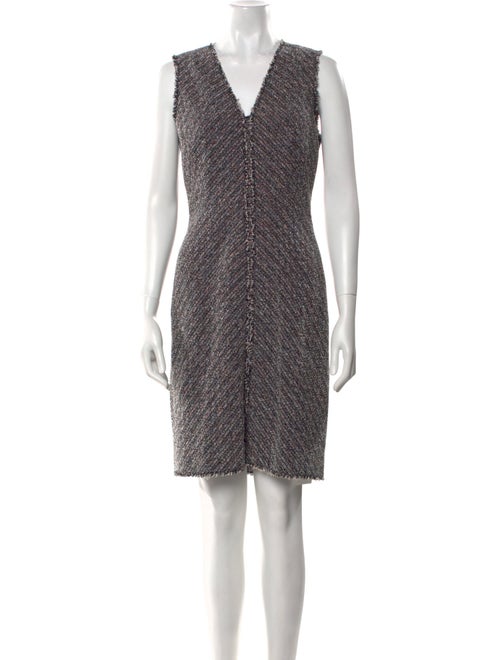 Tailored by Rebecca Taylor V-Neck Knee-Length Dress