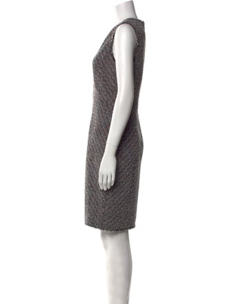 Tailored by Rebecca Taylor V-Neck Knee-Length Dress