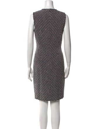 Tailored by Rebecca Taylor V-Neck Knee-Length Dress