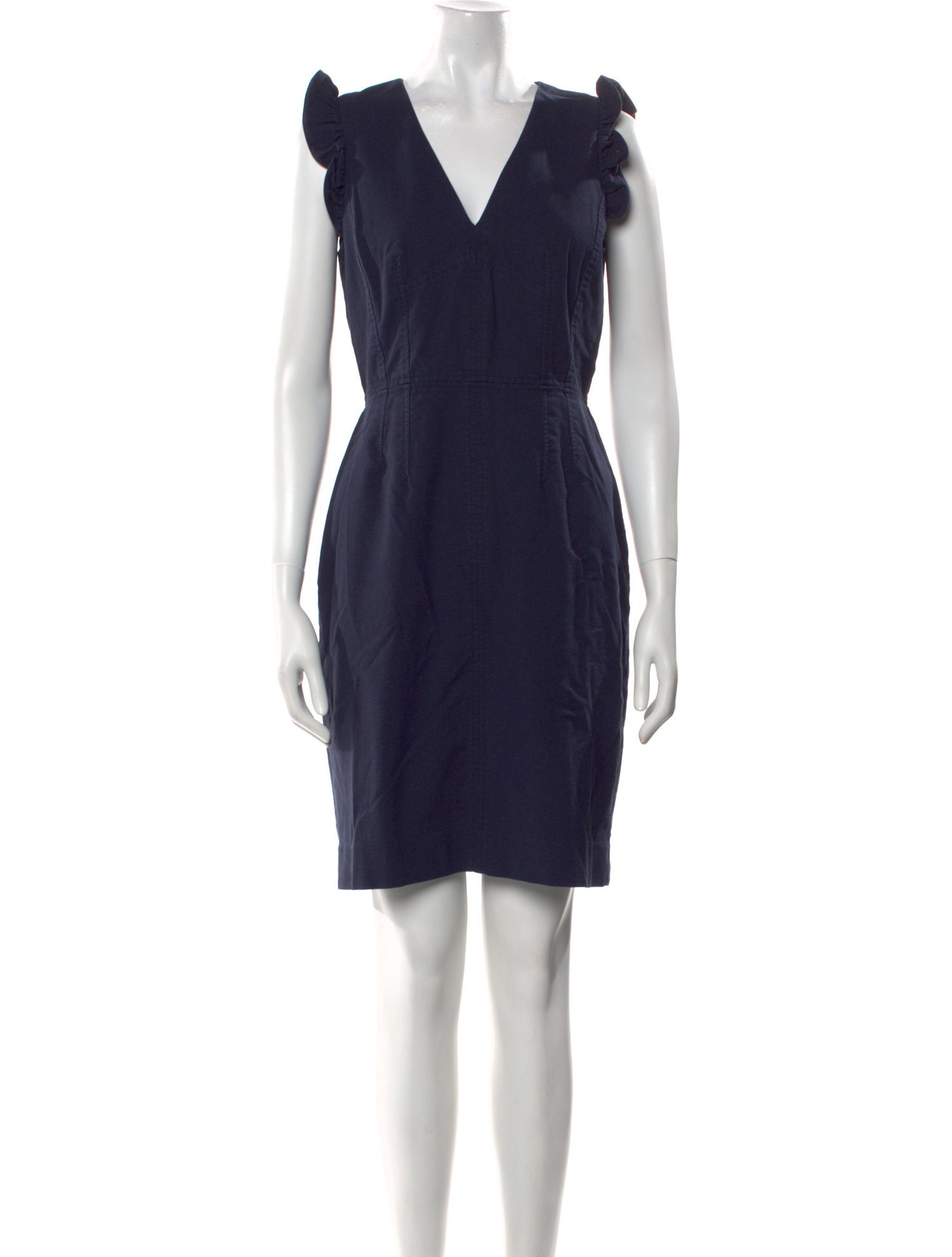 Tailored by Rebecca Taylor V-Neck Mini Dress