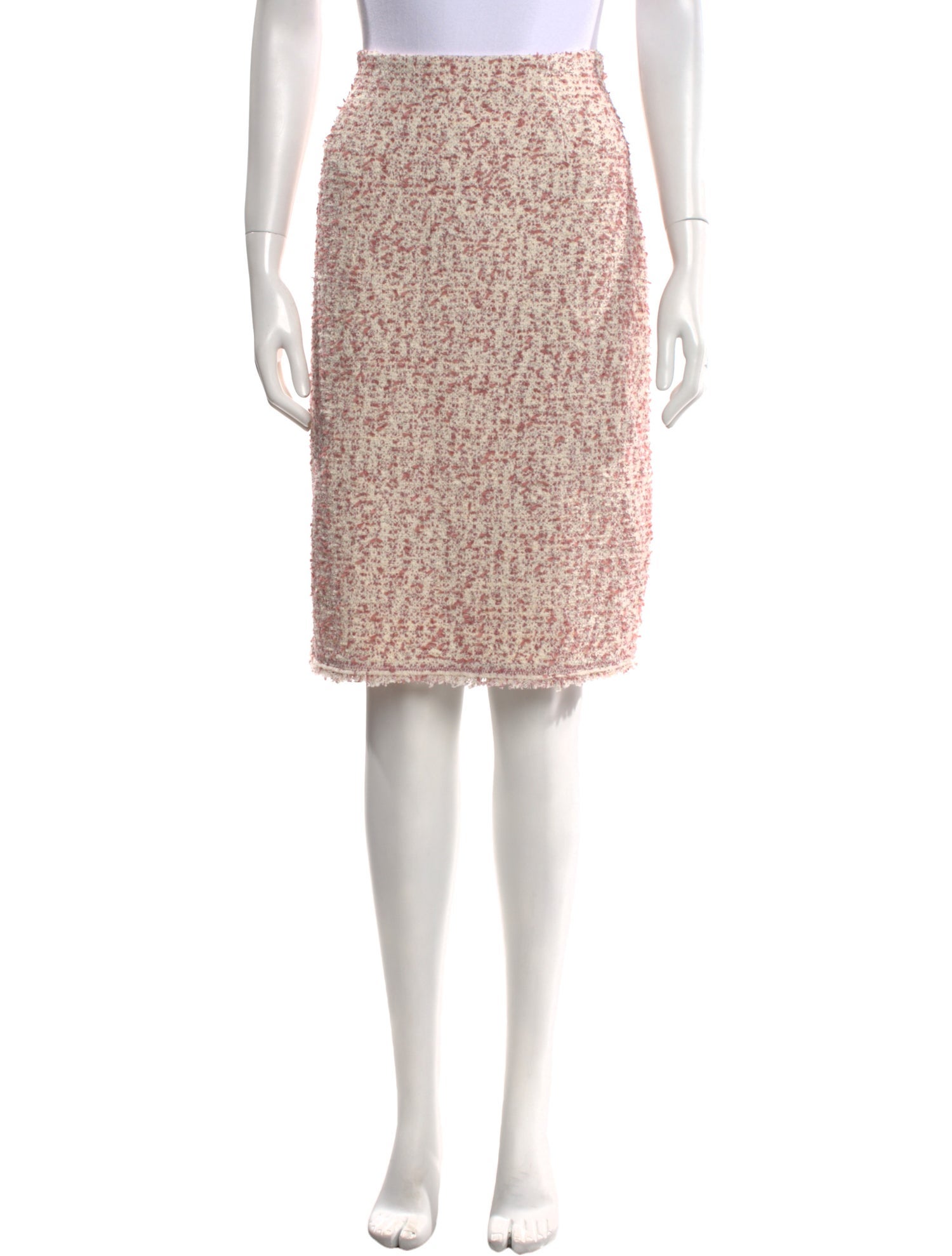 Tailored by Rebecca Taylor Tweed Pattern Knee-Length Skirt w/ Tags