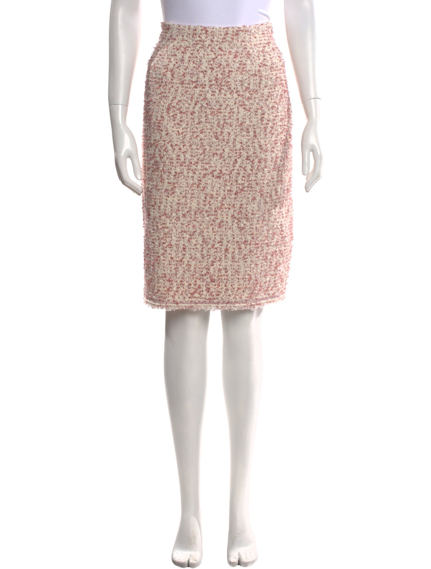 Tailored by Rebecca Taylor Tweed Pattern Knee-Length Skirt w/ Tags