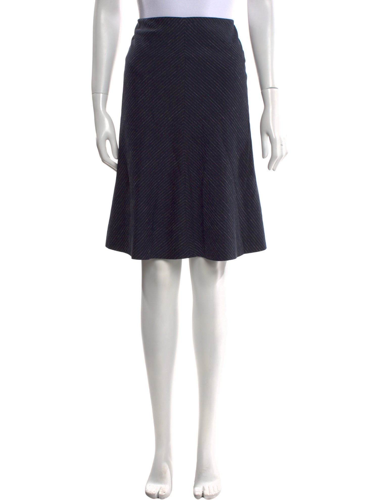 Tailored by Rebecca Taylor Striped Knee-Length Skirt w/ Tags