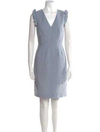 Tailored by Rebecca Taylor V-Neck Mini Dress