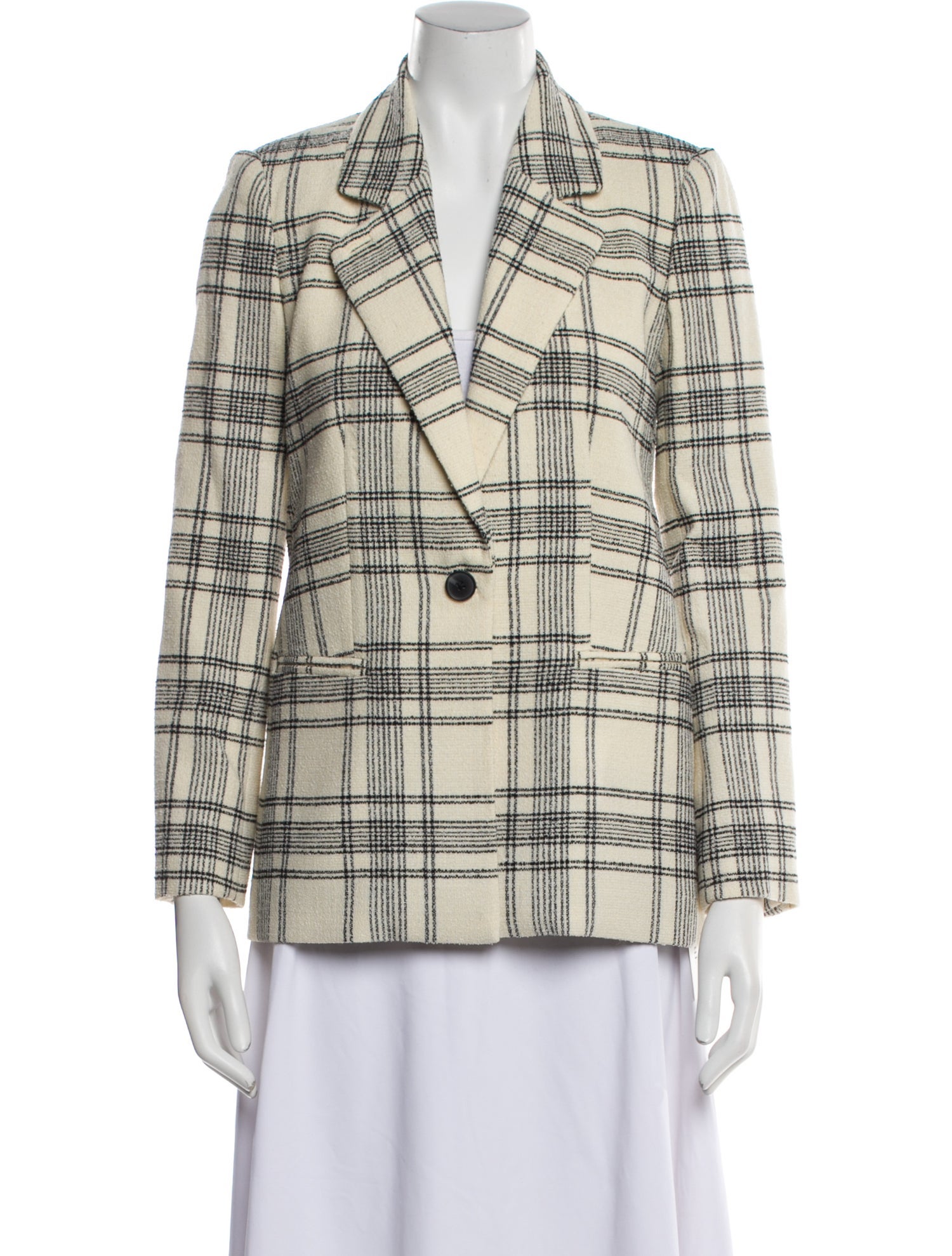 Tailored by Rebecca Taylor Plaid Print Blazer w/ Tags