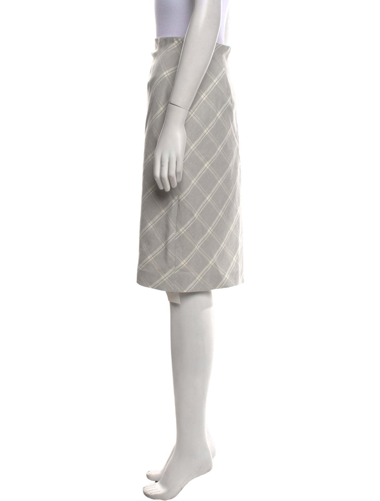 Tailored by Rebecca Taylor Plaid Print Knee-Length Skirt w/ Tags