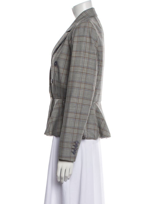 Tailored by Rebecca Taylor Plaid Print Blazer
