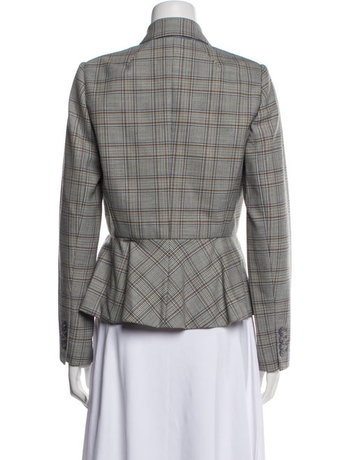 Tailored by Rebecca Taylor Plaid Print Blazer
