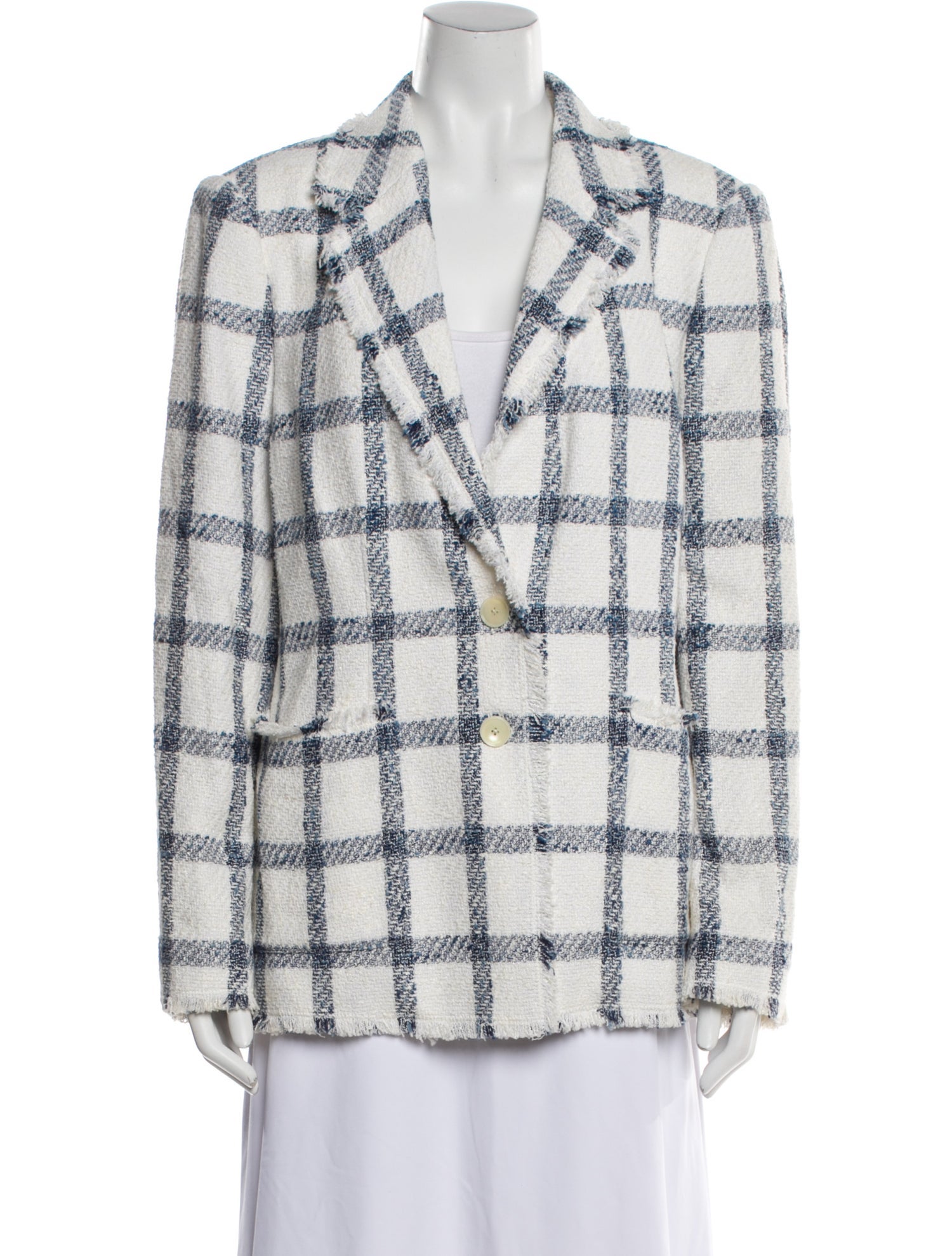 Tailored by Rebecca Taylor Plaid Print Blazer w/ Tags