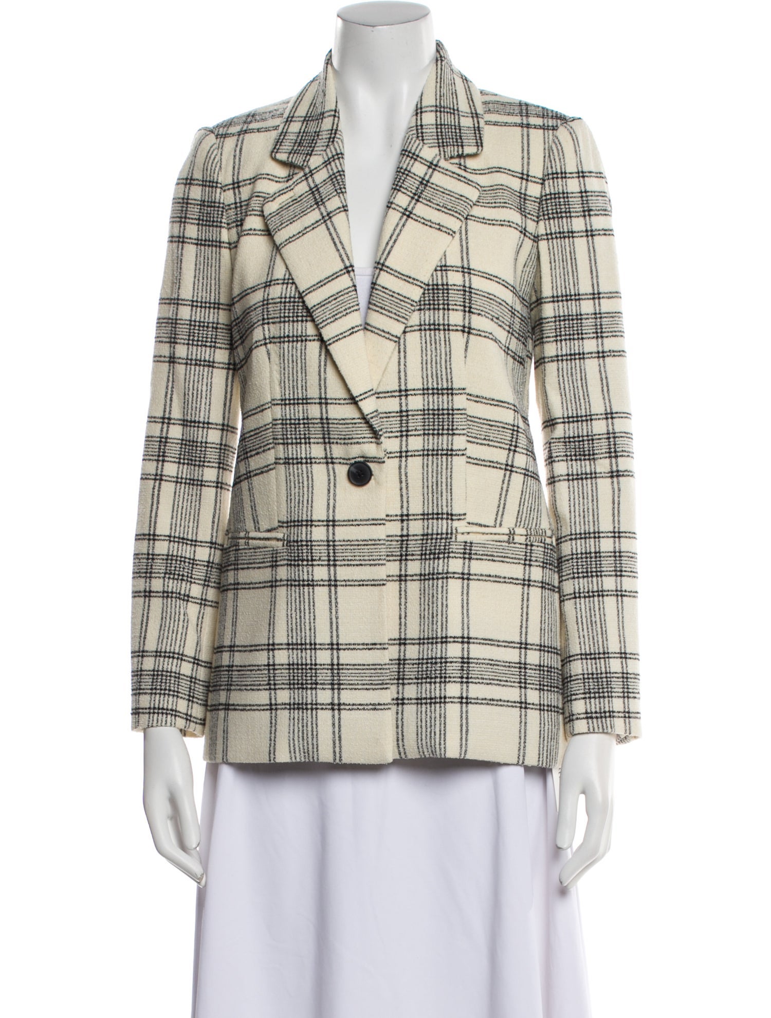 Tailored by Rebecca Taylor Plaid Print Blazer w/ Tags