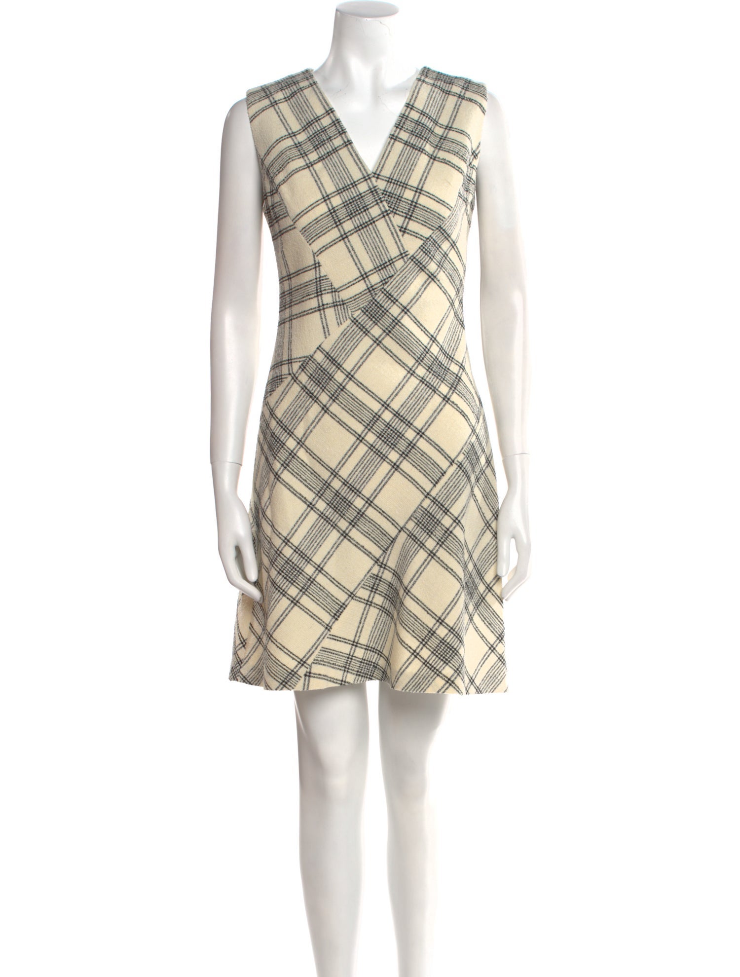 Tailored by Rebecca Taylor Plaid Print Mini Dress