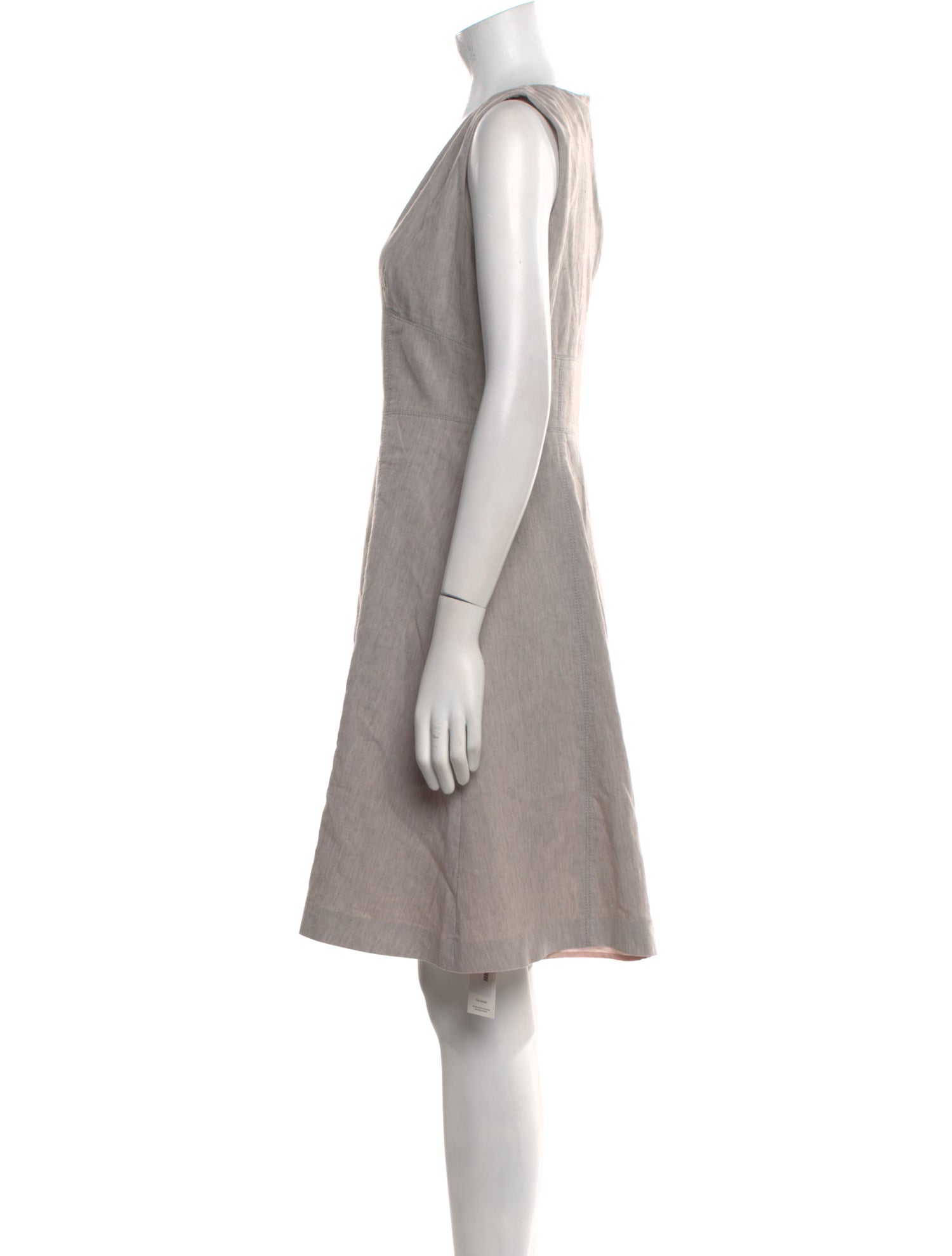 Tailored by Rebecca Taylor V-Neck Knee-Length Dress