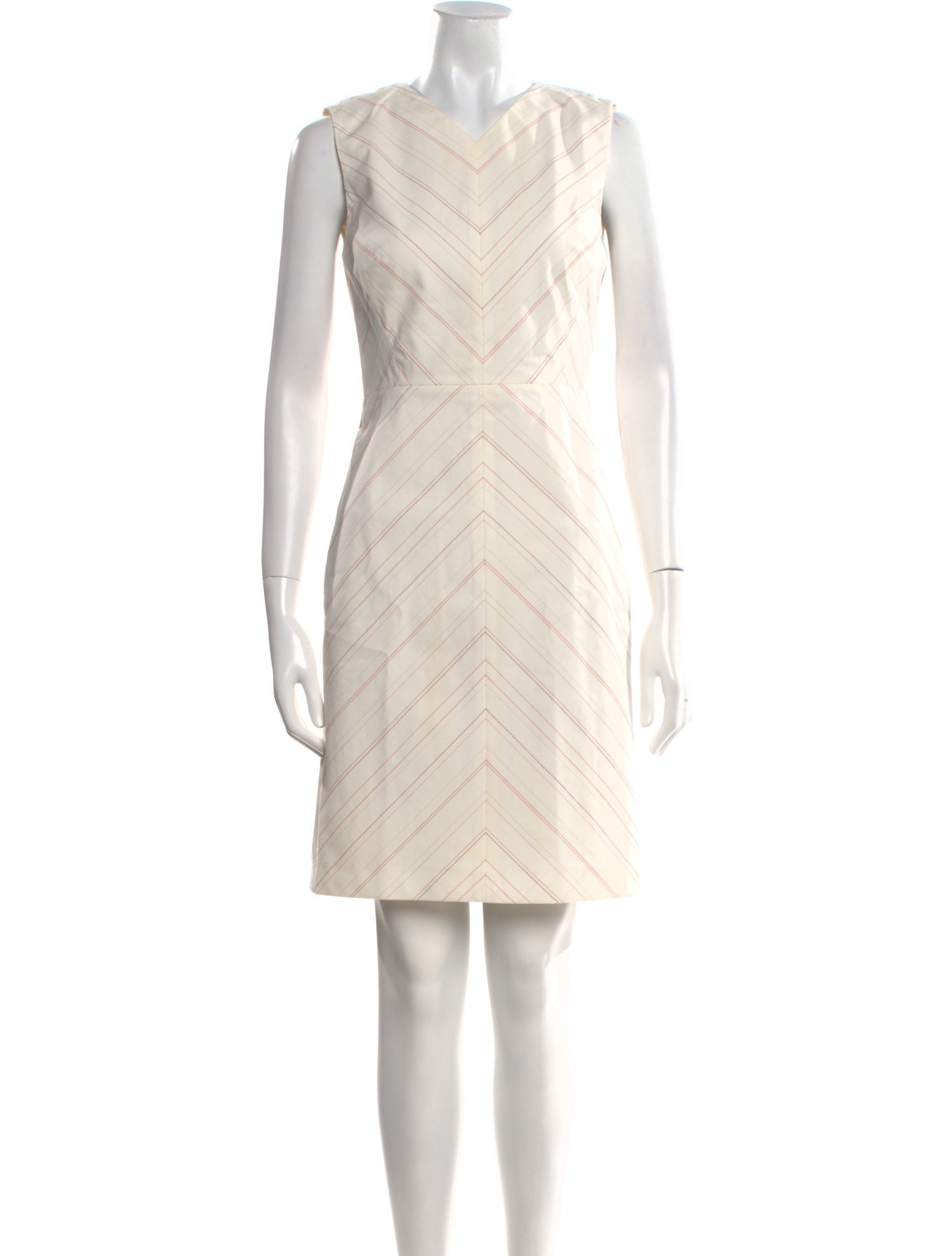 Tailored by Rebecca Taylor V-Neck Knee-Length Dress