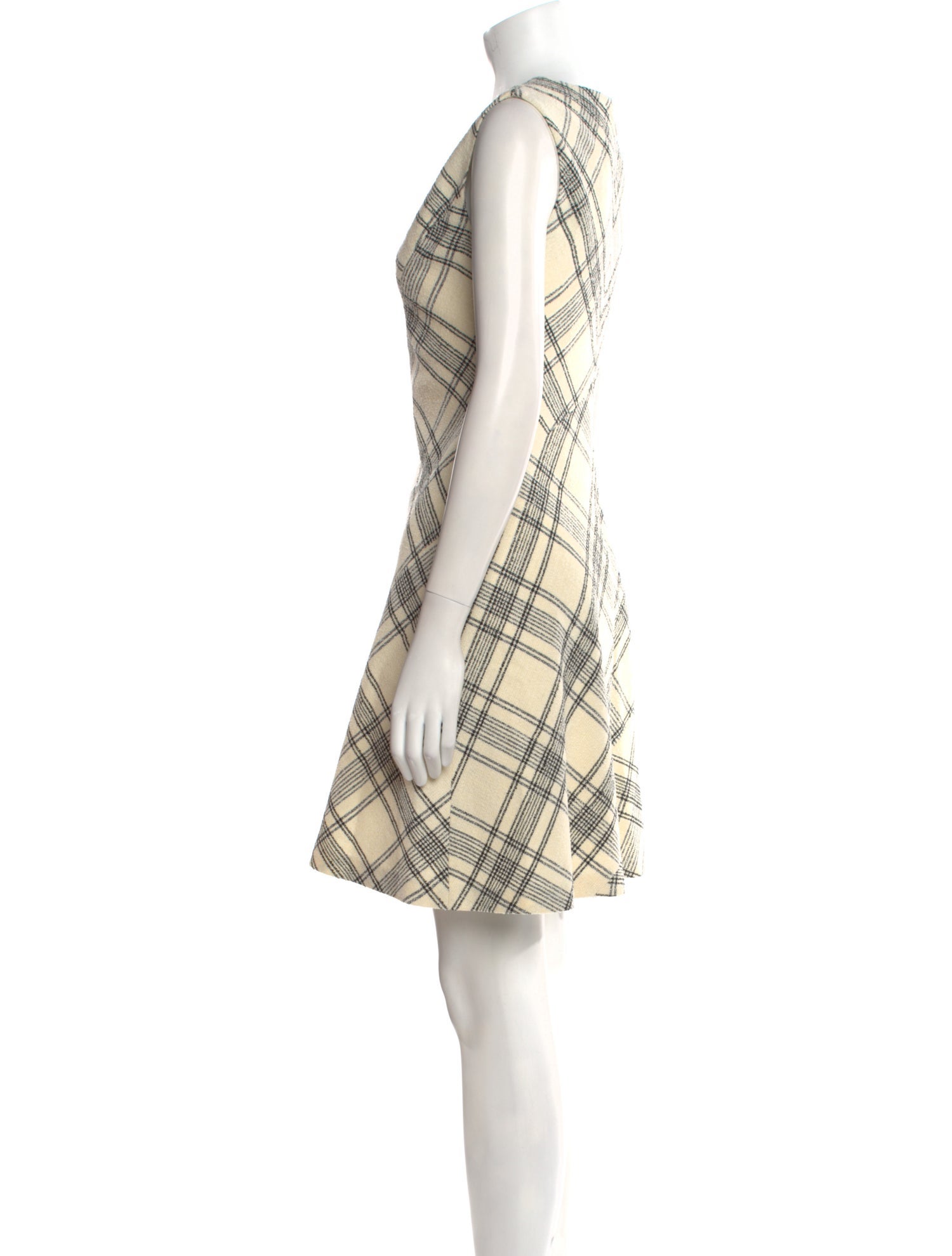Tailored by Rebecca Taylor Plaid Print Mini Dress