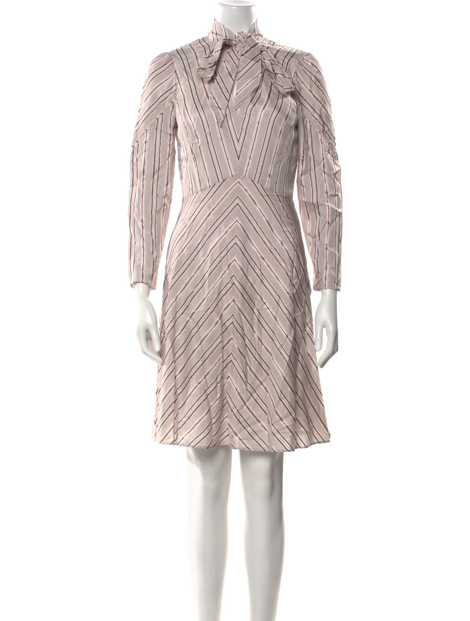 Tailored by Rebecca Taylor Striped Mini Dress