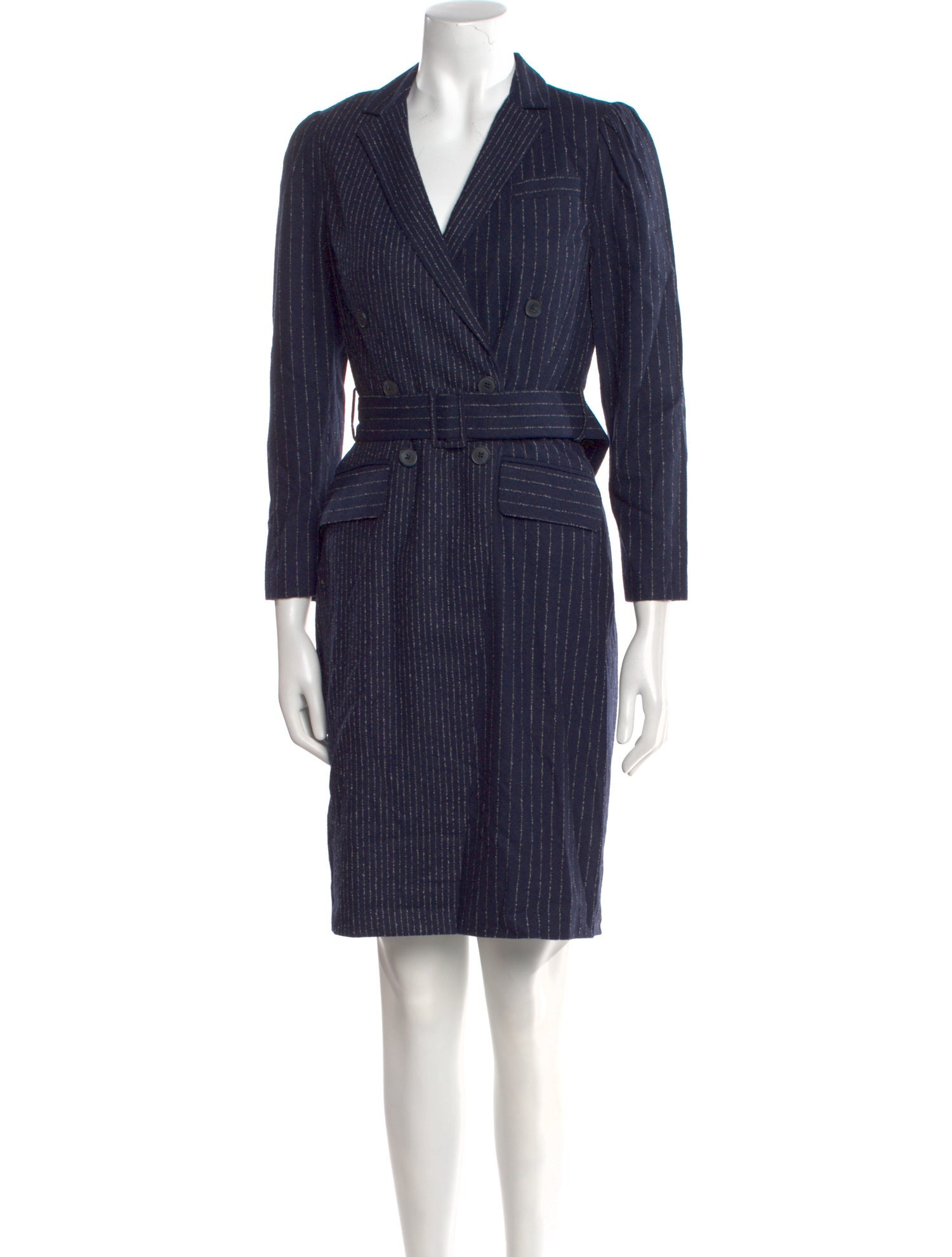 Tailored by Rebecca Taylor Striped Mini Dress